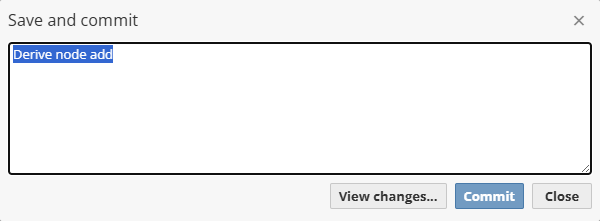 git commit message